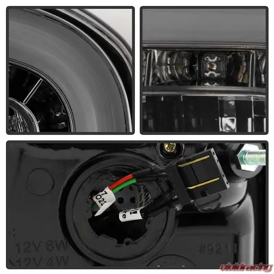 Spyder Auto Smoke LED Taillights with Light Bar for Toyota FJ Cruiser 2007-2013 - ALT-YD-TFJ07-LBLED-SM