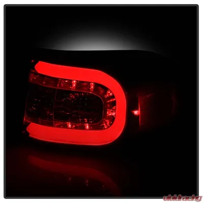 Spyder Auto Smoke LED Taillights with Light Bar for Toyota FJ Cruiser 2007-2013 - ALT-YD-TFJ07-LBLED-SM