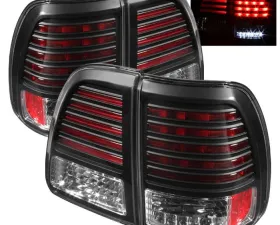Spyder Auto LED Black Tail Lights for Toyota Land Cruiser 1998-2005, Durable Design