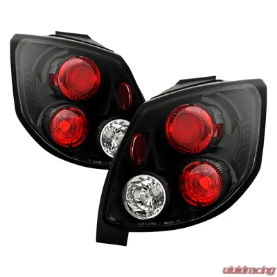 Spyder Auto Altezza Black Tail Lights for Toyota Matrix 2002-2005, Durable Design - ALT-YD-TMA03-BK