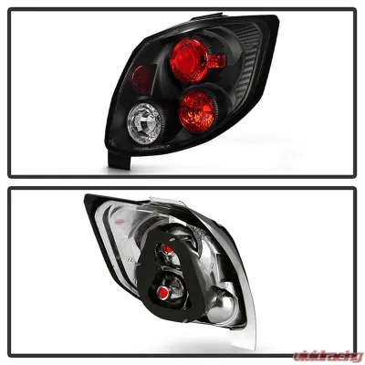 Spyder Auto Altezza Black Tail Lights for Toyota Matrix 2002-2005, Durable Design - ALT-YD-TMA03-BK