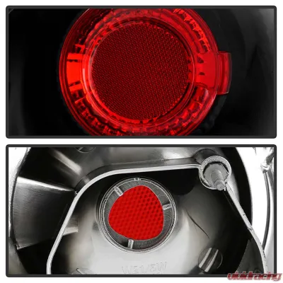 Spyder Auto Altezza Black Tail Lights for Toyota Matrix 2002-2005, Durable Design - ALT-YD-TMA03-BK