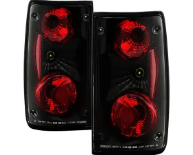 Spyder Auto Black Euro Style Taillights for Toyota Pickup 1989-1995, ALT-YD-TP89-BK
