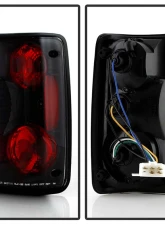 Spyder Auto Black Euro Style Taillights for Toyota Pickup 1989-1995, ALT-YD-TP89-BK                                     - ALT-YD-TP89-BK - Image 2