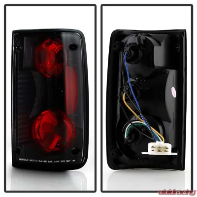 Spyder Auto Black Euro Style Taillights for Toyota Pickup 1989-1995, ALT-YD-TP89-BK - ALT-YD-TP89-BK