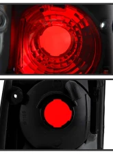 Spyder Auto Black Euro Style Taillights for Toyota Pickup 1989-1995, ALT-YD-TP89-BK                                     - ALT-YD-TP89-BK - Image 3
