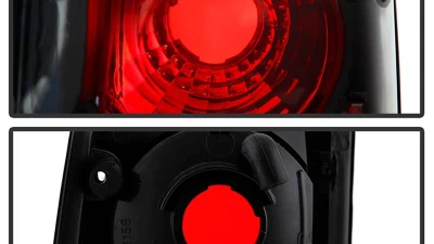 Spyder Auto Black Euro Style Taillights for Toyota Pickup 1989-1995, ALT-YD-TP89-BK                                     - ALT-YD-TP89-BK - Image 3