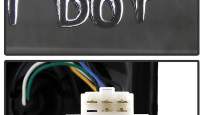 Spyder Auto Black Euro Style Taillights for Toyota Pickup 1989-1995, ALT-YD-TP89-BK                                     - ALT-YD-TP89-BK - Image 6