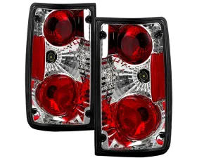 Spyder Auto Chrome Euro Style Taillights for Toyota Pickup 1989-1995, ALT-YD-TP89-C