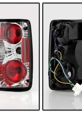Spyder Auto Chrome Euro Style Taillights for Toyota Pickup 1989-1995, ALT-YD-TP89-C                                     - ALT-YD-TP89-C - Image 2