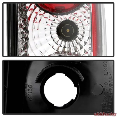 Spyder Auto Chrome Euro Style Taillights for Toyota Pickup 1989-1995, ALT-YD-TP89-C - ALT-YD-TP89-C