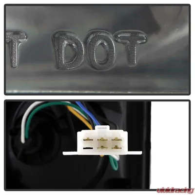 Spyder Auto Smoke Euro Style Taillights for Toyota Pick Up 1989-1995, ALT-YD-TP89-SM - ALT-YD-TP89-SM