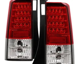 Spyder Auto Red Clear LED Taillights for 2004-2007 Scion xB Version 2