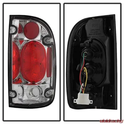 Spyder Auto Altezza Chrome Tail Lights for Toyota Tacoma 2001-2003, Custom Fit - ALT-YD-TT01-C