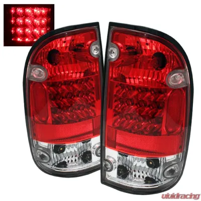 Spyder Auto Red Clear LED Taillights for Toyota Tacoma 2001-2004, ALT-YD-TT01-LED-RC - ALT-YD-TT01-LED-RC