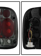 Spyder Auto Smoke Euro Style Taillights for Toyota Tacoma 2001-2004, ALT-YD-TT01-SM                                     - ALT-YD-TT01-SM - Image 2