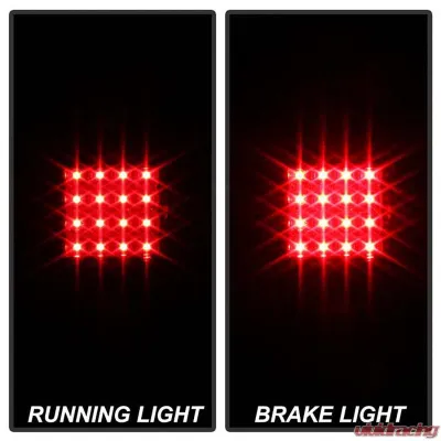 Spyder Auto LED Black Tail Lights for Toyota Tacoma 2005-2007, Alt-YD-TT05-LED-BK - ALT-YD-TT05-LED-BK