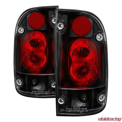 Spyder Auto Altezza Black Tail Lights for Toyota Tacoma 1995-2000, Custom Fit, Durable Design - ALT-YD-TT95-BK