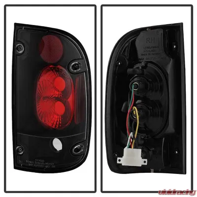 Spyder Auto Altezza Black Tail Lights for Toyota Tacoma 1995-2000, Custom Fit, Durable Design - ALT-YD-TT95-BK