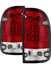 Spyder Auto LED Red/Clear Tail Lights for Toyota Tacoma 1995-2000, Custom Fit                                     - ALT-YD-TT95-LED-RC - Image 9