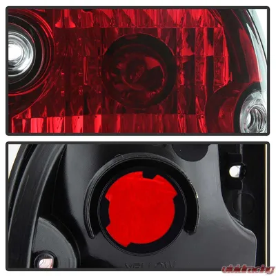 Spyder Auto LED Red/Clear Tail Lights for Toyota Tacoma 1995-2000, Custom Fit - ALT-YD-TT95-LED-RC