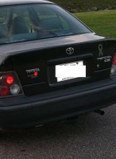 Spyder Auto Black Euro Style Taillights for Toyota Tercel 1995-1998, Custom Fit                                     - ALT-YD-TTER95-BK - Image 2