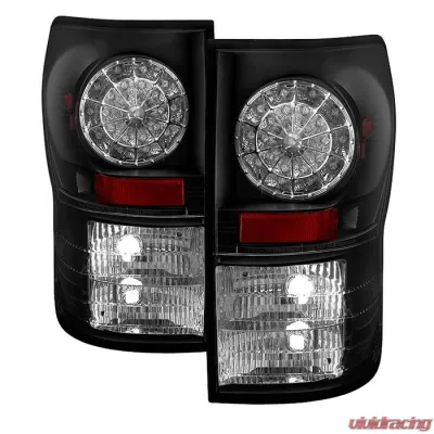 Spyder Auto LED Black Tail Lights for Toyota Tundra 2007-2009, Durable Design - ALT-YD-TTU07-LED-BK