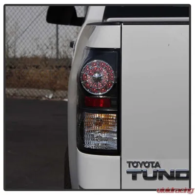 Spyder Auto LED Black Tail Lights for Toyota Tundra 2007-2009, Durable Design - ALT-YD-TTU07-LED-BK