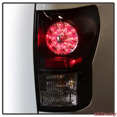 Spyder Auto LED Black Tail Lights for Toyota Tundra 2007-2009, Durable Design - ALT-YD-TTU07-LED-BK