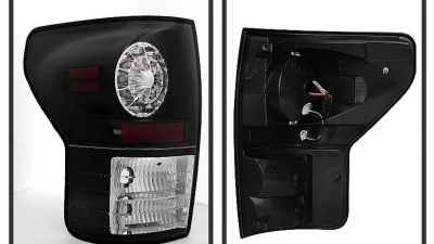 Spyder Auto LED Black Tail Lights for Toyota Tundra 2007-2009, Durable Design                                     - ALT-YD-TTU07-LED-BK - Image 2