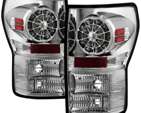 Spyder Auto LED Chrome Tail Lights for Toyota Tundra 2007-2009, ALT-YD-TTU07-LED-C