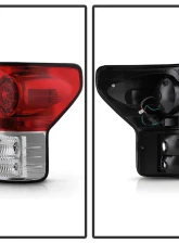 Spyder Auto LED Red/Clear Tail Lights for Toyota Tundra 2007-2009, Durable Design                                     - ALT-YD-TTU07-LED-RC - Image 2