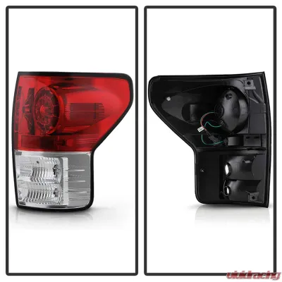 Spyder Auto LED Red/Clear Tail Lights for Toyota Tundra 2007-2009, Durable Design - ALT-YD-TTU07-LED-RC