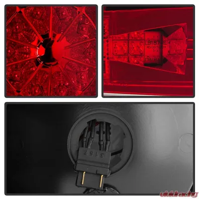 Spyder Auto LED Red/Clear Tail Lights for Toyota Tundra 2007-2009, Durable Design - ALT-YD-TTU07-LED-RC