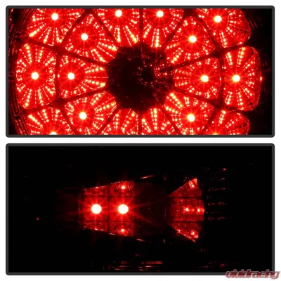 Spyder Auto LED Red/Clear Tail Lights for Toyota Tundra 2007-2009, Durable Design - ALT-YD-TTU07-LED-RC