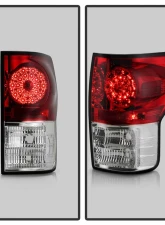 Spyder Auto LED Red/Clear Tail Lights for Toyota Tundra 2007-2009, Durable Design                                     - ALT-YD-TTU07-LED-RC - Image 8