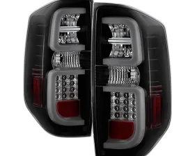 Spyder Auto Black Smoke LED Taillights with Light Bar for Toyota Tundra 2014-2018