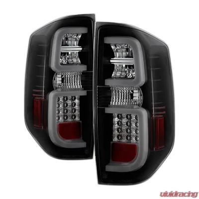 Spyder Auto Black Smoke LED Taillights with Light Bar for Toyota Tundra 2014-2018 - ALT-YD-TTU14-LED-BSM
