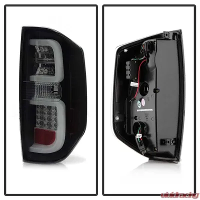 Spyder Auto Black Smoke LED Taillights with Light Bar for Toyota Tundra 2014-2018 - ALT-YD-TTU14-LED-BSM