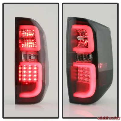 Spyder Auto Black Smoke LED Taillights with Light Bar for Toyota Tundra 2014-2018 - ALT-YD-TTU14-LED-BSM