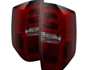 Spyder Auto Red Smoke LED Taillights with Light Bar for Toyota Tundra 2014-2018