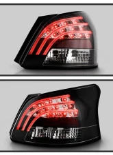 Spyder Auto Black LED Taillights for 2007-2009 Toyota Yaris 4-Door Sedan                                     - ALT-YD-TYA074D-LED-BK - Image 6