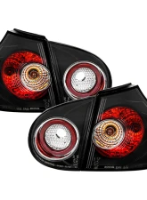 Spyder Auto Altezza Black Tail Lights for Volkswagen Golf V 1996-2008, Custom Fit                                     - ALT-YD-VG03-BK - Image 7
