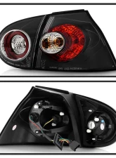 Spyder Auto Altezza Black Tail Lights for Volkswagen Golf V 1996-2008, Custom Fit                                     - ALT-YD-VG03-BK - Image 2