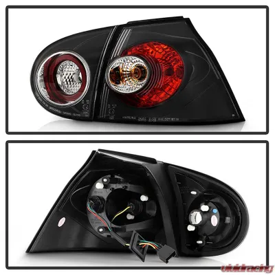 Spyder Auto Altezza Black Tail Lights for Volkswagen Golf V 1996-2008, Custom Fit - ALT-YD-VG03-BK