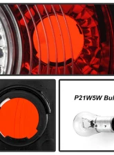Spyder Auto Altezza Black Tail Lights for Volkswagen Golf V 1996-2008, Custom Fit                                     - ALT-YD-VG03-BK - Image 3