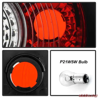 Spyder Auto Altezza Black Tail Lights for Volkswagen Golf V 1996-2008, Custom Fit - ALT-YD-VG03-BK