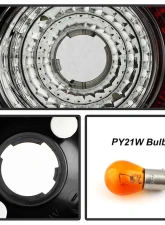 Spyder Auto Altezza Black Tail Lights for Volkswagen Golf V 1996-2008, Custom Fit                                     - ALT-YD-VG03-BK - Image 4