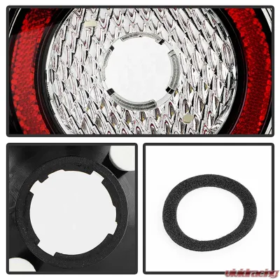 Spyder Auto Altezza Black Tail Lights for Volkswagen Golf V 1996-2008, Custom Fit - ALT-YD-VG03-BK