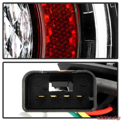 Spyder Auto Altezza Black Tail Lights for Volkswagen Golf V 1996-2008, Custom Fit - ALT-YD-VG03-BK
